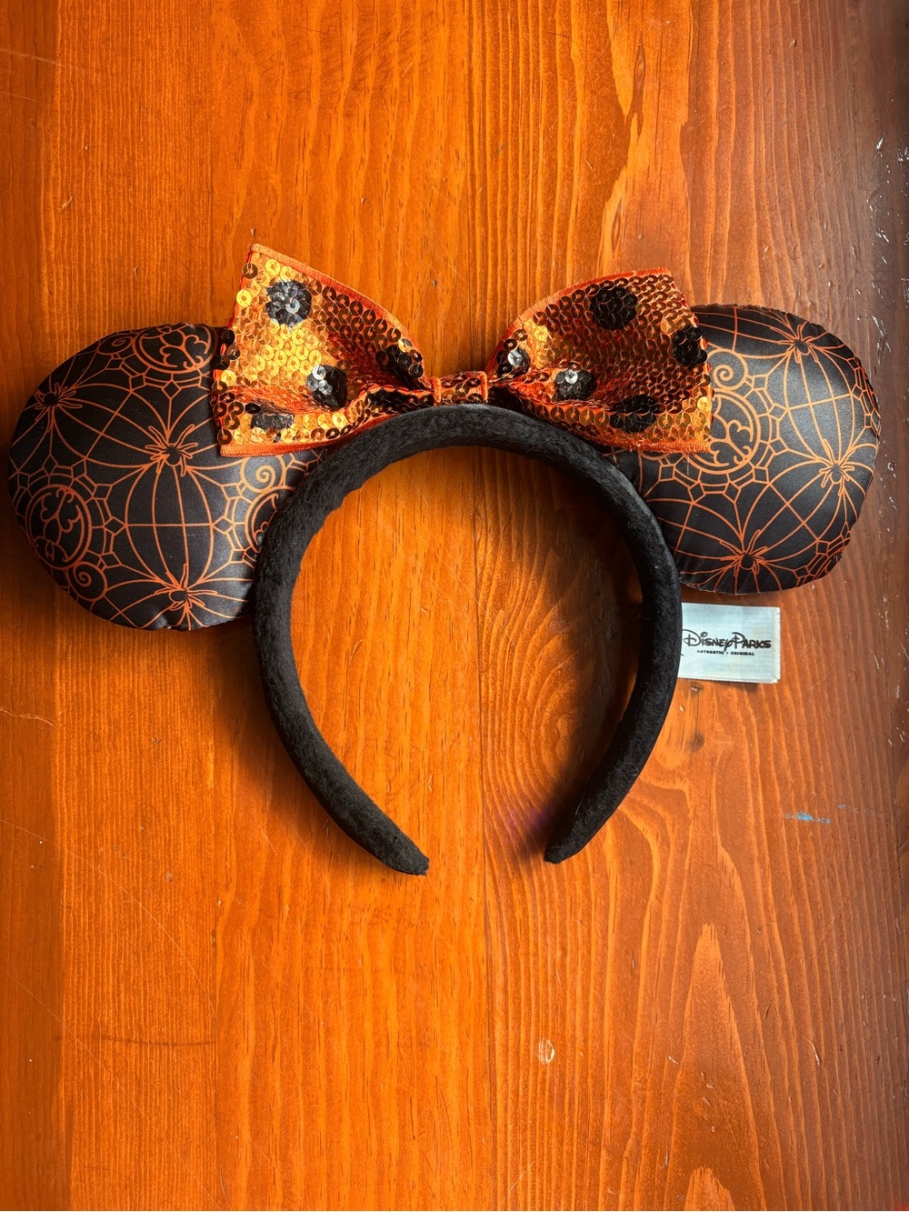Disney Parks Halloween Minnie Mouse Ears Headband